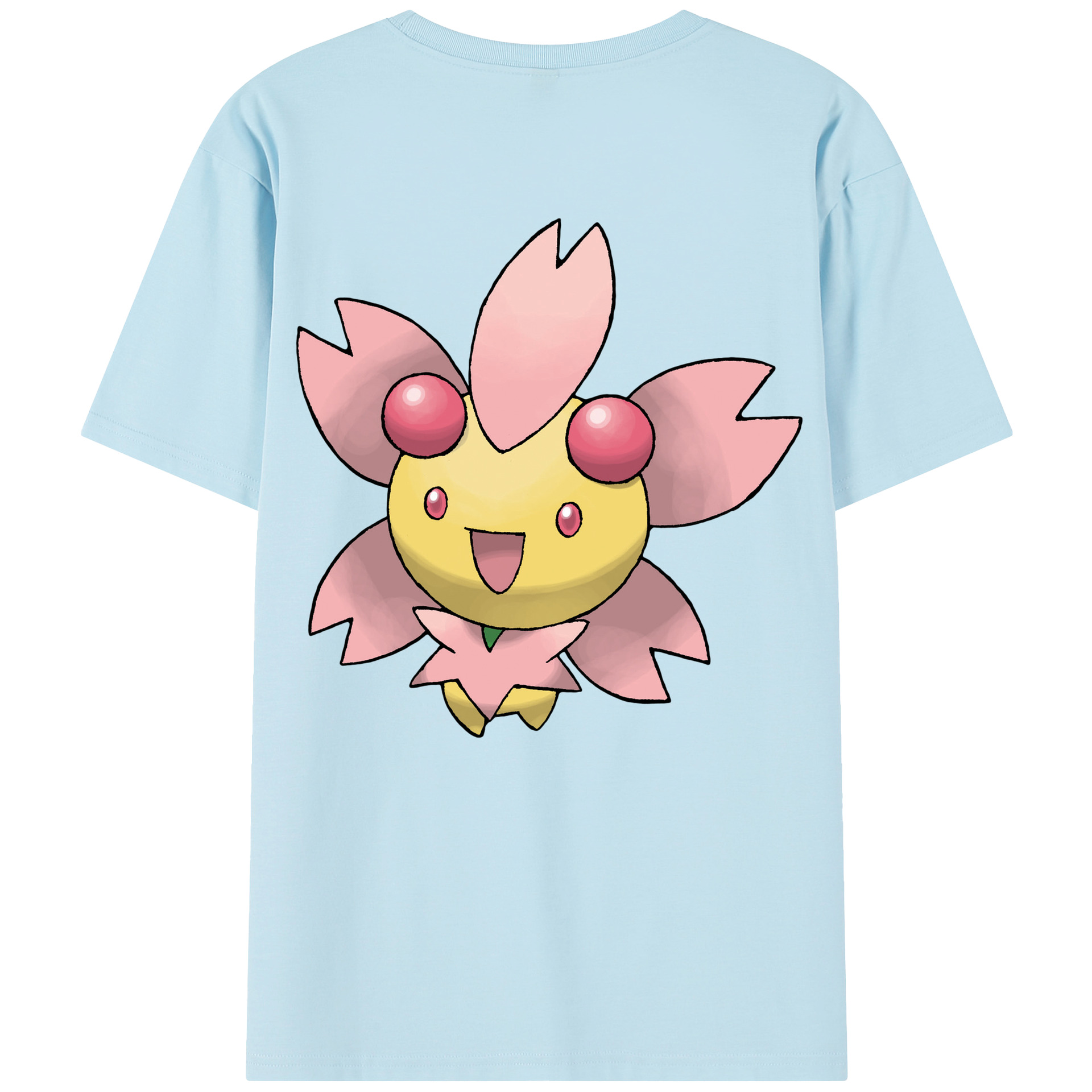 （画像用） ポケットモンスター Pokémon 綿100％半袖Tシャツ（背面プリント）